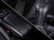 Central Gear Cover, Real Cowhide Gear, Interior Modification, Hand-Stitched Gear Cover