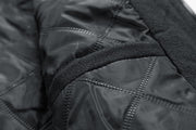 Suede Stand Collar Mens Jacket Double Zipper Pocket Clothing