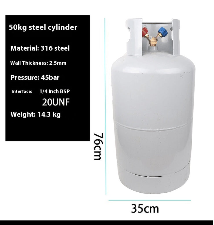 Stainless Steel Refrigerant Recovery Cylinder 13.6kg