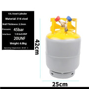 Stainless Steel Refrigerant Recovery Cylinder 13.6kg
