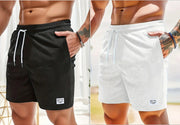 Lace-up Drawstring Shorts Summer Corduroy Sports Short Pants