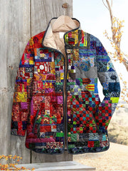 Women's Fashion Tuck Flower Digital Printed Female Cotton