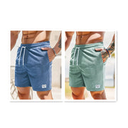 Lace-up Drawstring Shorts Summer Corduroy Sports Short Pants