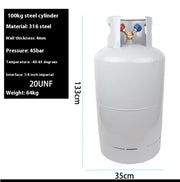Stainless Steel Refrigerant Recovery Cylinder 13.6kg
