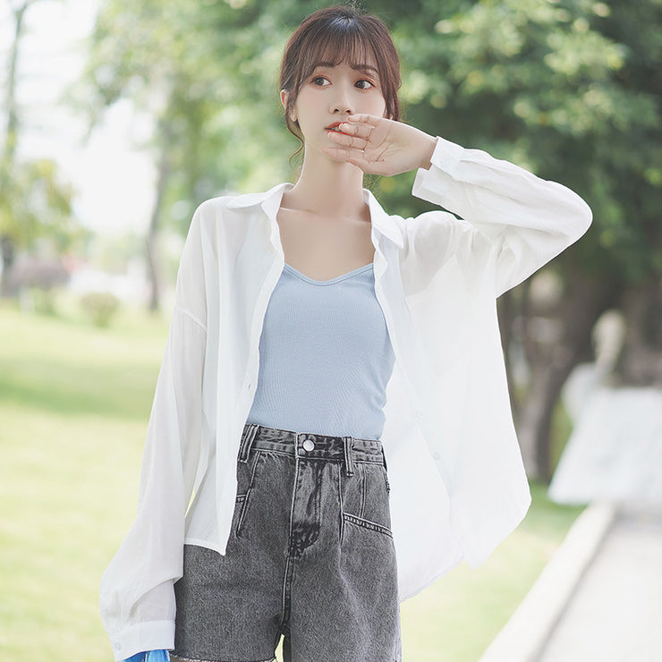 Sun Protection Clothing Female Student Jacket All match